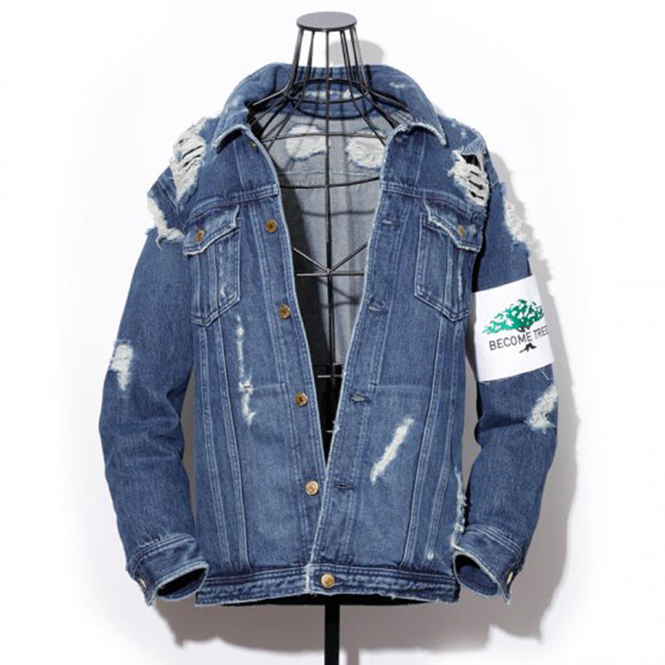 Over size 14oz Denim Jackets Ver.SCRABBLE – AY online