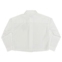 画像をギャラリービューアに読み込む, 【予約受注】  EMBROIDERY PATCH CROPED SHIRTS / WHITE