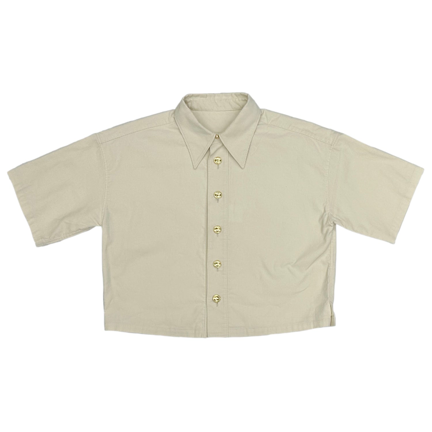 画像をギャラリービューアに読み込む, 【予約受注】22W CORDUROY SHORT SLEEVE CROPED SHIRTS