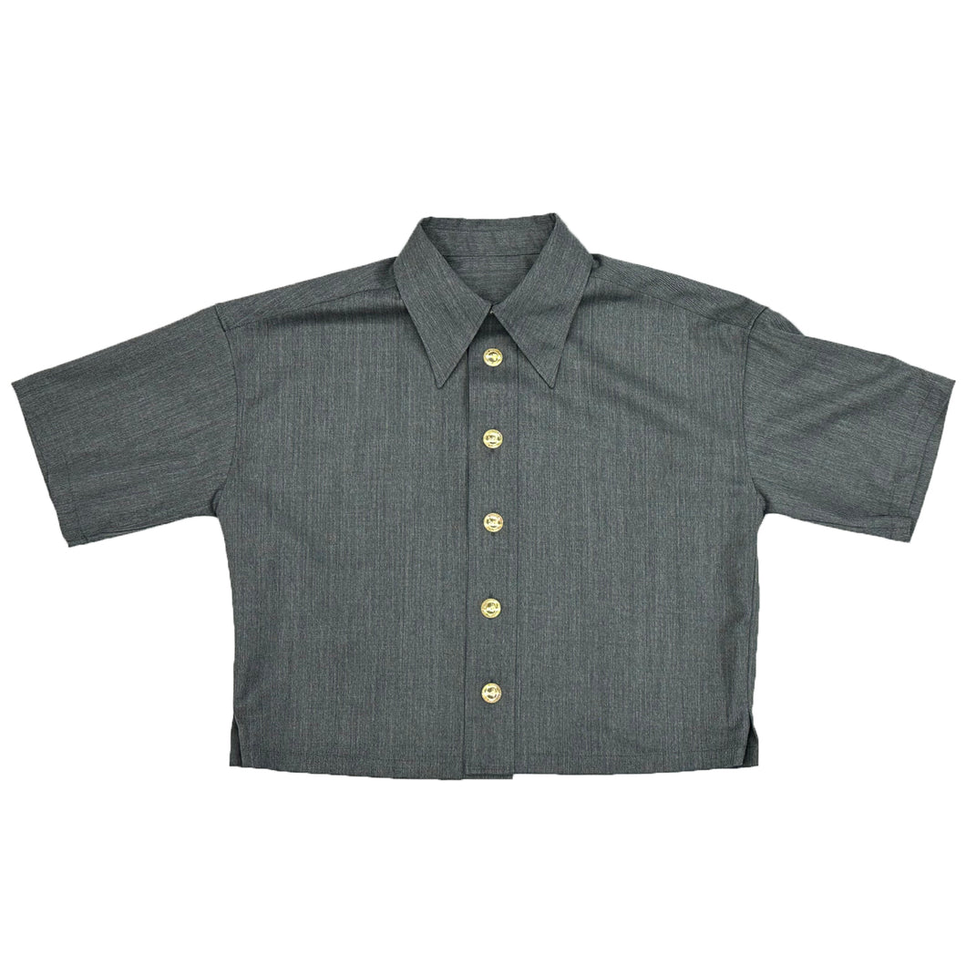 【予約受注】AIR FORZA TWILL SHORT SLEEVE CROPED SHIRTS