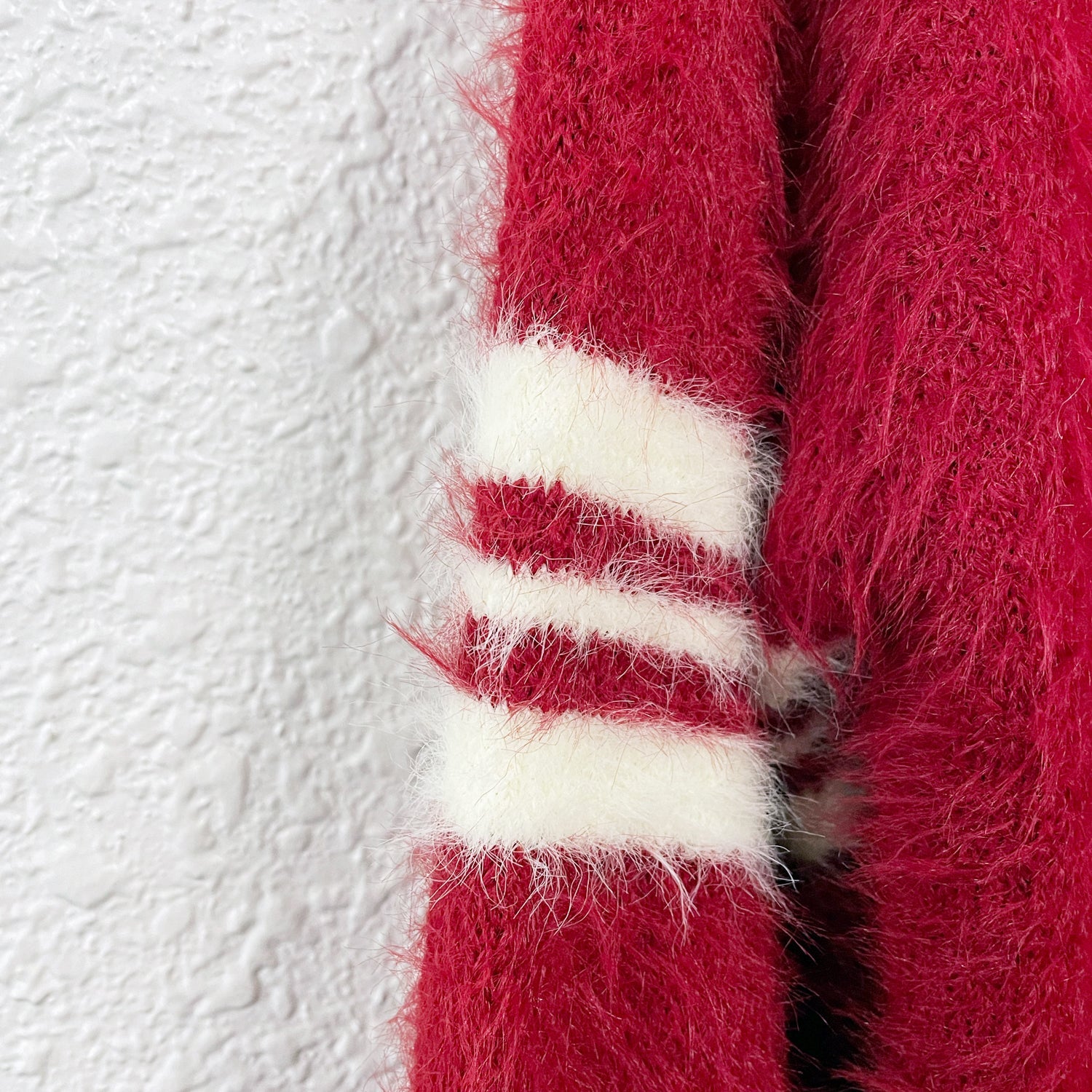 画像をギャラリービューアに読み込む, 【通常販売】Fur knit pull over / RED