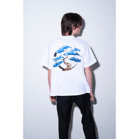画像をギャラリービューアに読み込む, Bonsai embroidery T-shirt / WHITE