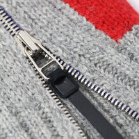 画像をギャラリービューアに読み込む, Raglan sleeve-zip Knit